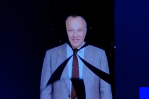 BINTEO: Με τη βοήθεια ΑΙ «παρών» ο Γλαύκος Κληρίδης στο Συνέδριο ΔΗΣΥ