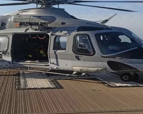 Αεροδιακομιδή ασθενή από επιβατικό πλοίο στο Γενικό Νοσοκομείο Λεμεσού