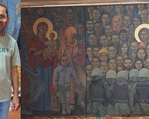 ΓΙΩΡΓΟΣ ΓΑΒΡΙΗΛ: Ομάδα πολιτών διοργανώνει διαμαρτυρία μετά την επίθεση στο σπίτι του ζωγράφου