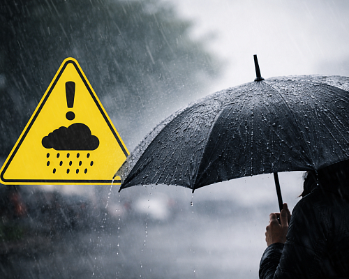 ΚΑΙΡΟΣ: Κίτρινη προειδοποίηση για καταιγίδες – Πιθανό χαλάζι και έντονα φαινόμενα