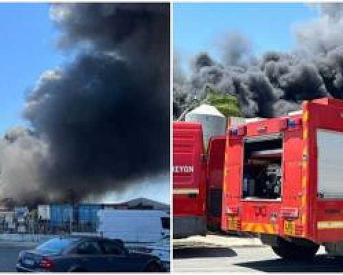 BINTEO: Μεγάλη πυρκαγιά σε εργοστάσιο στην Αραδίππου-Μάχη με τις φλόγες, στο νοσοκομείο δύο πρόσωπα