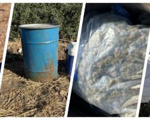 Έστησε καρτέρι σε 42χρονο η ΥΚΑΝ και εντόπισε εννέα κιλά ναρκωτικά κρυμμένα σε βαρέλια και παγωνιέρα (pics)