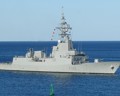 Ισπανική φρεγάτα έρχεται για προστασία της Κύπρου (ΦΩΤΟ)