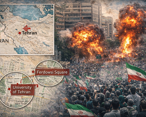 Συναγερμός στο Ιράν: Ισχυρές εκρήξεις στην Τεχεράνη την ώρα διαδήλωσης – ΒΙΝΤΕΟ Ντοκουμέντο