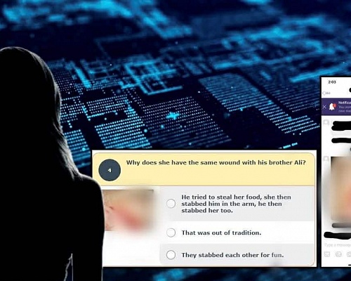 Αποκαλυπτικό: Σε ιστοσελίδα με test, η φωτογραφία του φερόμενου «μαχαιρώματος» της Σάντυ