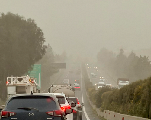 BINTEO: «Πνίγηκε» στη σκόνη η Κύπρος – Πότε υποχωρεί το φαινόμενο