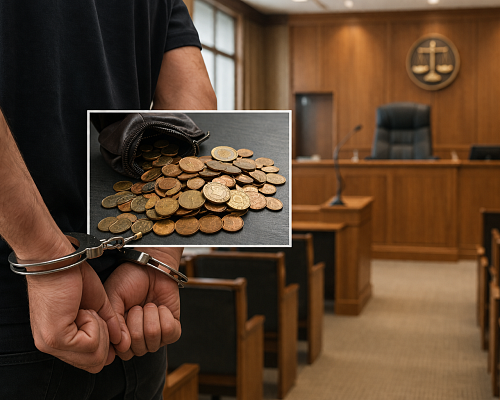 «Όχι» δικαστηρίου σε Ε/κ που έκλεψε 300 ευρώ σε κέρματα στη Λευκωσία