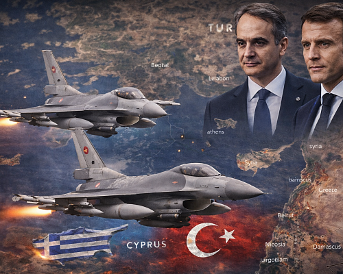 Τουρκία στέλνει 6 F-16 στα Κατεχόμενα της Κύπρου – Την ίδια ώρα στο νησί Μητσοτάκης και Μακρόν