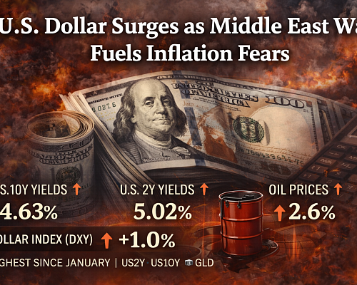 Πόλεμος και Πετρέλαιο απογείωσαν το Δολάριο – Γιατί οι Αγορές στρέφονται μαζικά στο USD