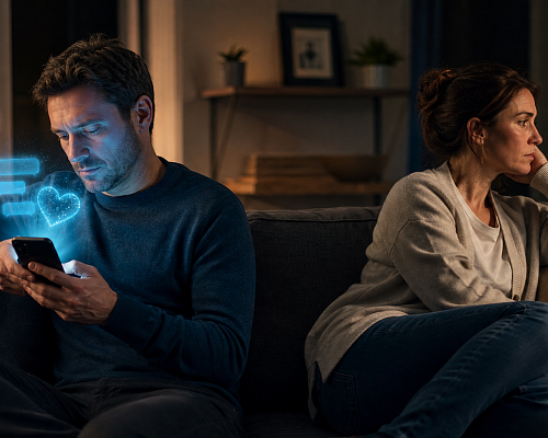 AI απιστία: Όταν το chatbot γίνεται ο τρίτος στη σχέση