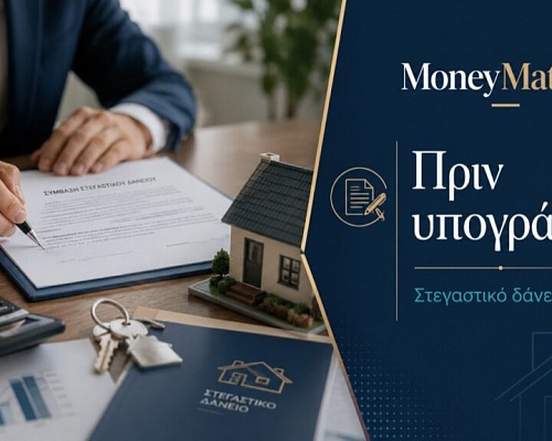 Πριν υπογράψεις στεγαστικό δάνειο: Η δόση δεν είναι το μόνο που πρέπει να κοιτάξεις