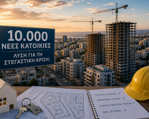 Μπορούν 10.000 νέες κατοικίες να λύσουν τη στεγαστική κρίση στην Κύπρο;