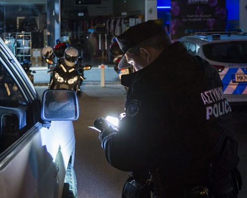 Πέραν των 900 ελέγχων από Αστυνομία – 55 οδηγοί εντοπίστηκαν μεθυσμένοι