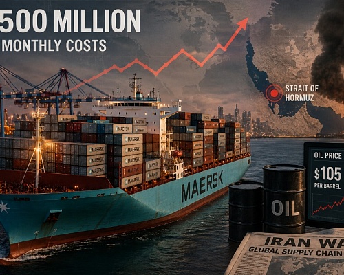 «Καμπανάκι» από τη Maersk: Η εταιρεία που μεταφέρει το 14% του παγκόσμιου εμπορίου εκπέμπει σήμα κινδύνου