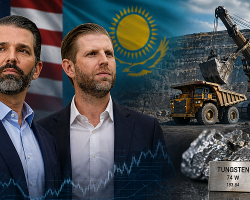 Οι υιοί Τραμπ μπαίνουν στα σπάνια μέταλλα με επένδυση δισεκατομμυρίων στο Καζακστάν