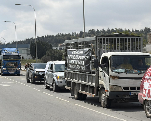Χάος με τους κτηνοτρόφους / «ΣΤΟΠ» στον Πρόεδρο της Δημοκρατίας Έφτασε στην Μαρίνα Αγίας Νάπας Χάος με τους κτηνοτρόφους / «ΣΤΟΠ» στον Πρόεδρο της Δημοκρατίας Έφτασε στην Μαρίνα Αγίας Νάπας